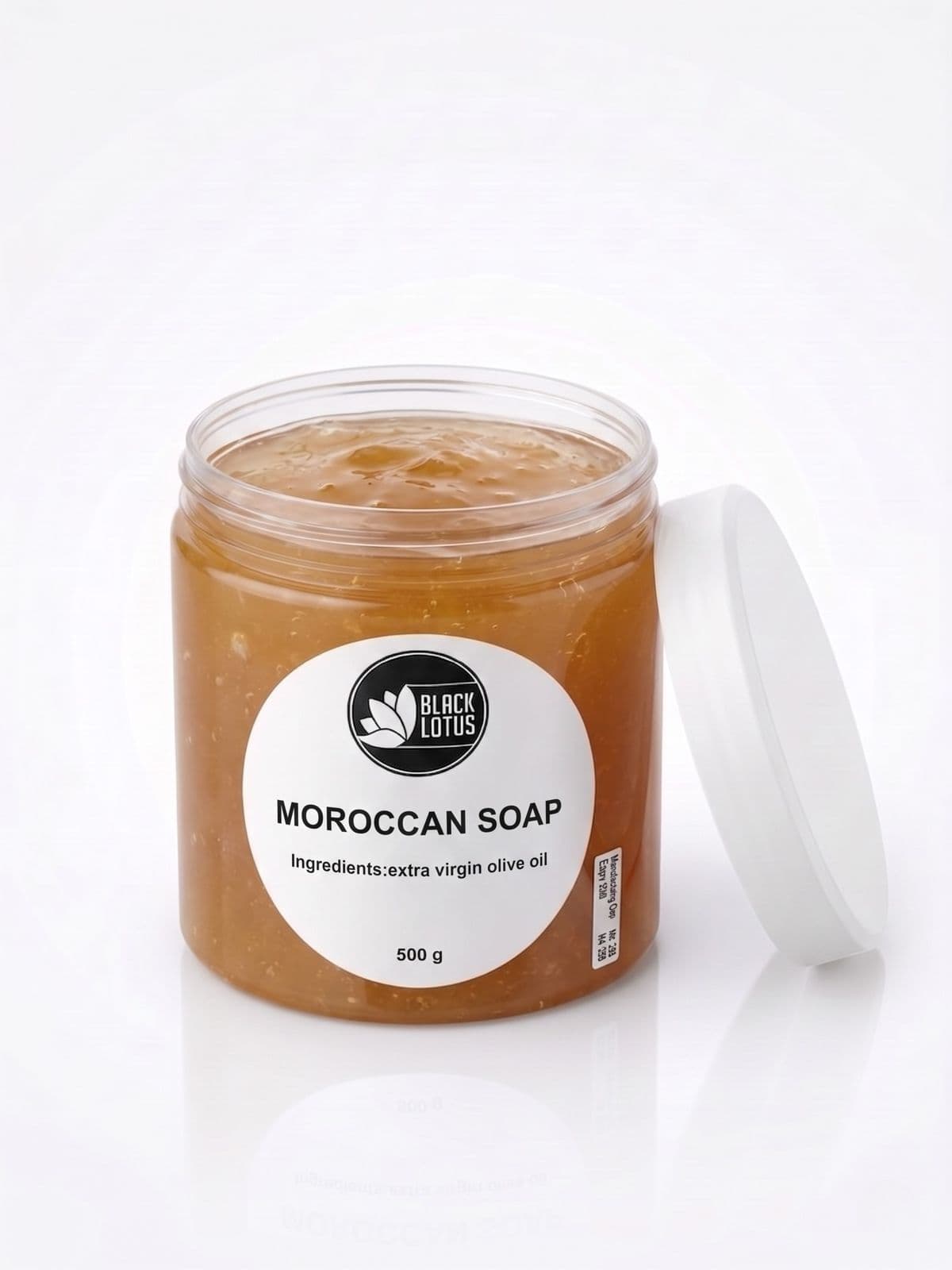 Black Lotus Moroccan Soap Jar 500g