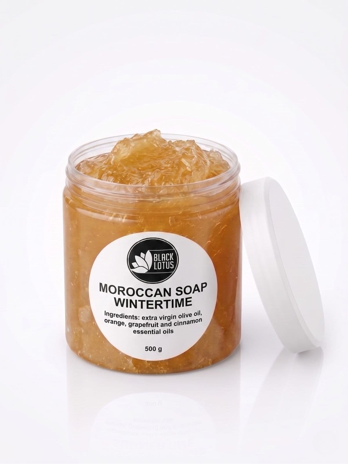 Black Lotus Moroccan Soap Wintertime Jar 200g